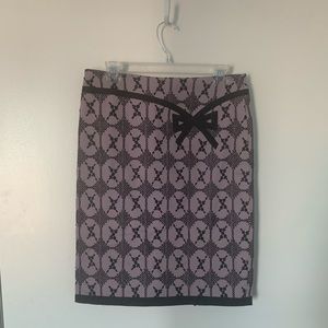 Nanette Lepore Embroidered Pencil Skirt Size 4